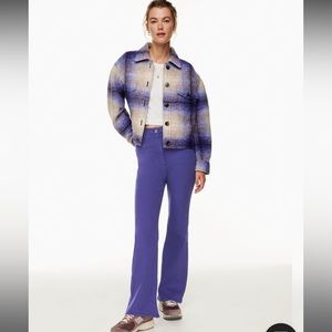 Aritzia bootcut purple jean size 2